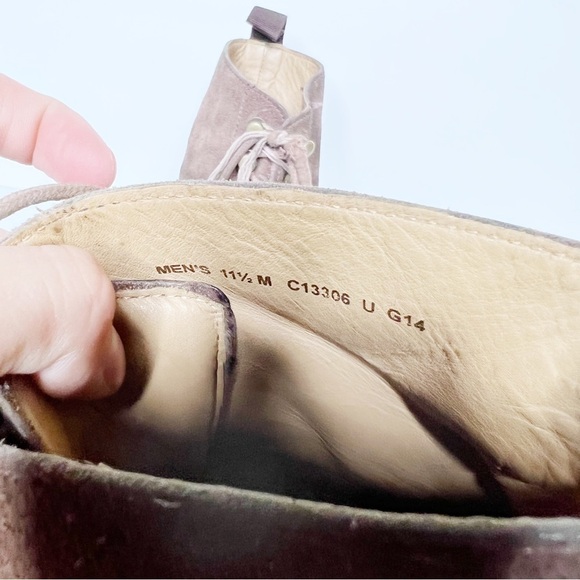 Cole Haan Men’s Casual Cap Toe Leather Boots Brown Tan Size 11.5 - Picture 3 of 7